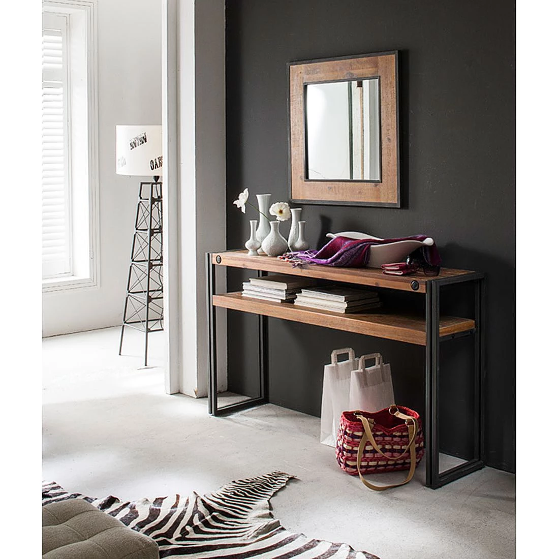 Ars manufacti Console Manchester - Acacia massif / Métal 5 Ars manufacti Console Manchester - Acacia massif / Métal – Image 5