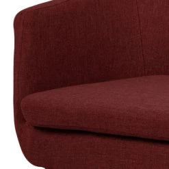 Mørteens Banquette Nicholas II - Rouge foncé -Meubles de salle à manger Soldes Magasin kuechensofa nicholas ii webstoff eiche massiv dunkelrot 5061012