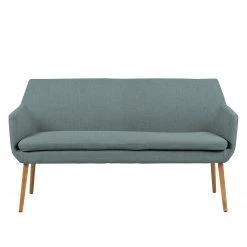 Mørteens Banquette Nicholas II - Gris menthe -Meubles de salle à manger Soldes Magasin kuechensofa nicholas ii webstoff eiche massiv mintgrau 5062824