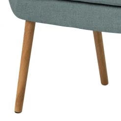 Mørteens Banquette Nicholas II - Gris menthe -Meubles de salle à manger Soldes Magasin kuechensofa nicholas ii webstoff eiche massiv mintgrau 5062840