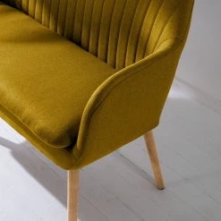 Mørteens Banquette Tilanda - Tissu / Chêne massif - Jaune curry 15 Mørteens Banquette Tilanda - Tissu / Chêne massif - Jaune curry -Meubles de salle à manger Soldes Magasin kuechensofa tilanda webstoff eiche massiv currygelb 4805720