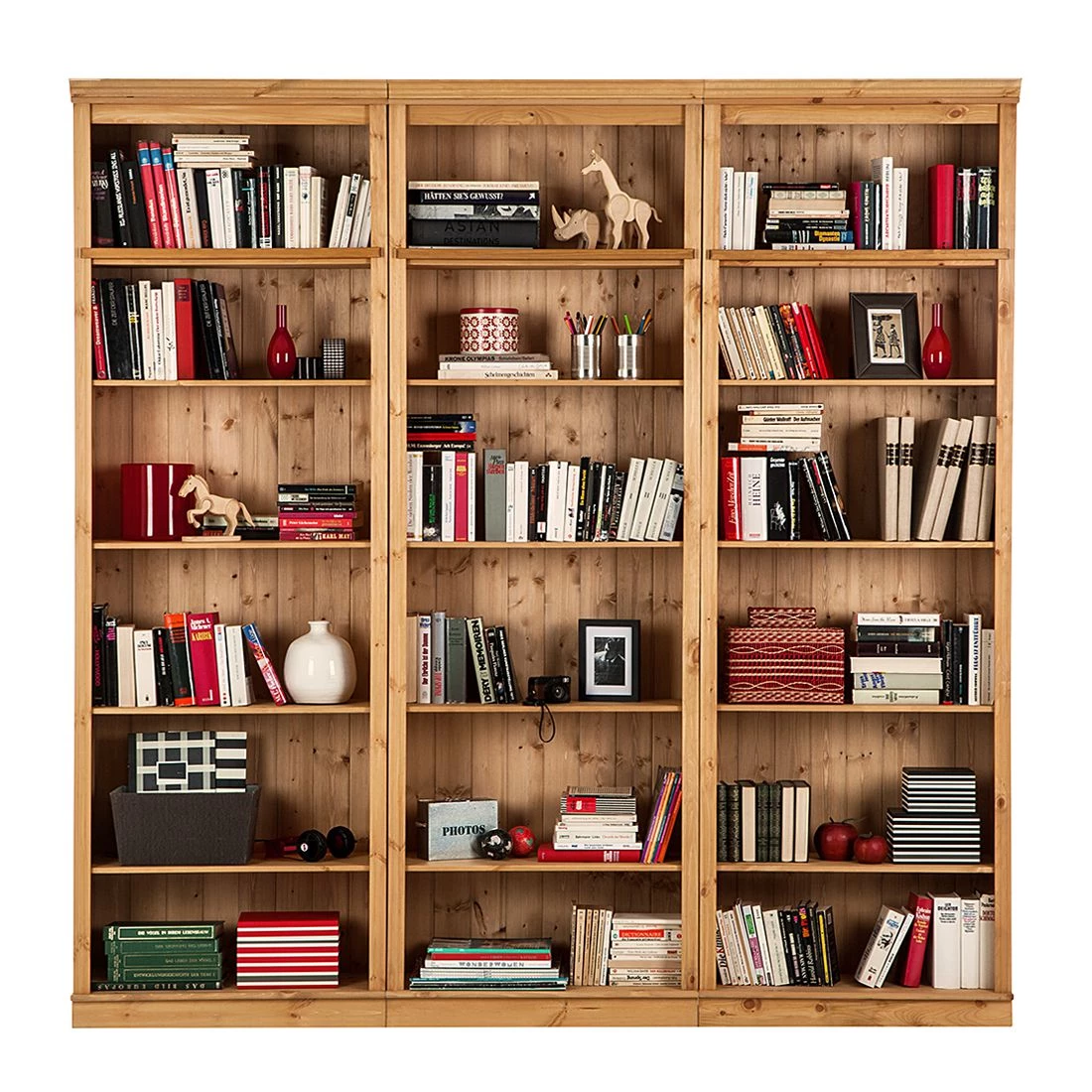 Maison Belfort Bibliothèque Lillehammer II - Pin massif - Epicéa naturel 6 Maison Belfort Bibliothèque Lillehammer II - Pin massif - Epicéa naturel – Image 6