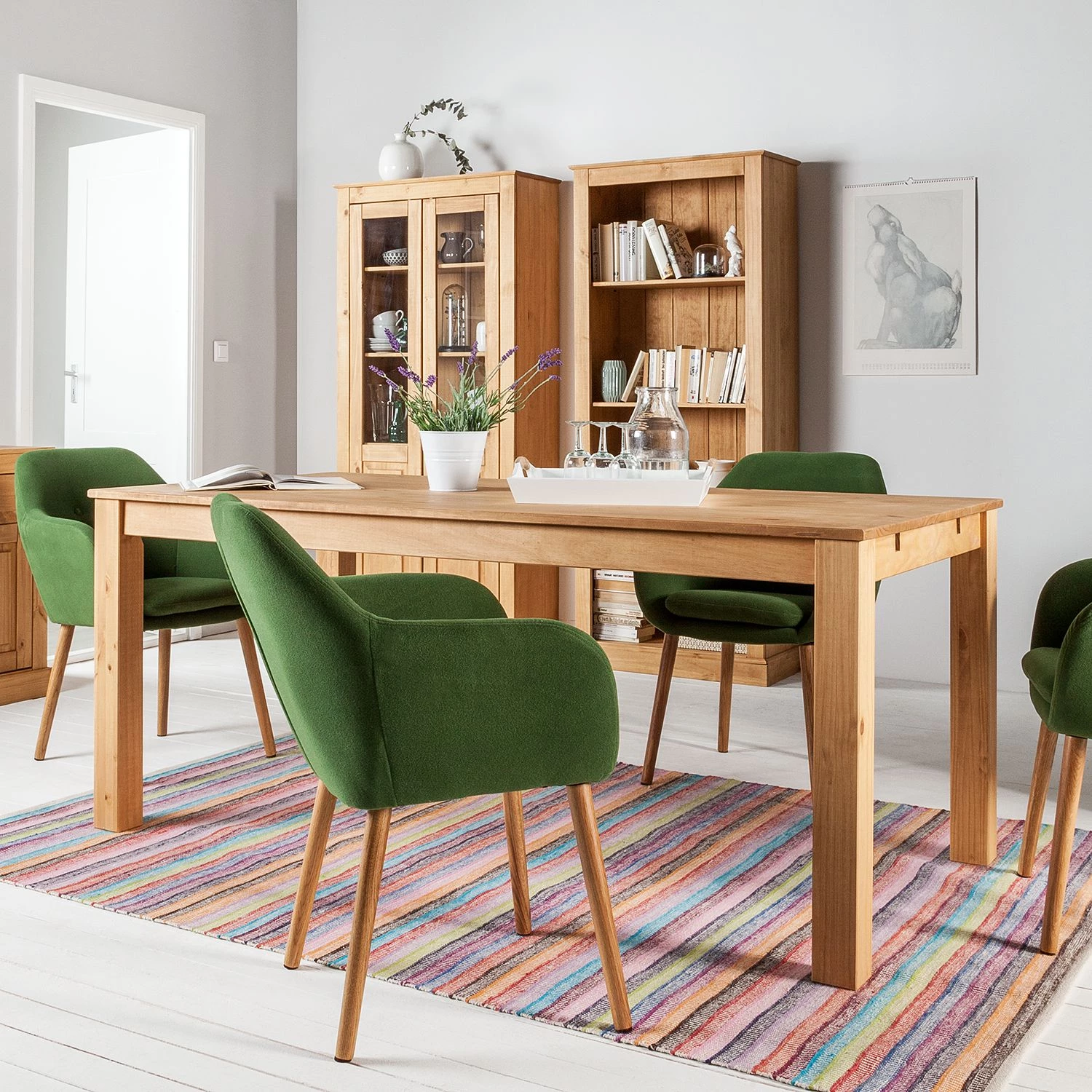 Maison Belfort Table Neely - Pin - 160 x 90 cm 2 Maison Belfort Table Neely - Pin - 160 x 90 cm – Image 2