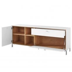 Germania Buffet Design2 I - Blanc / Imitation chêne de Navarre -Meubles de salle à manger Soldes Magasin lowboard design2 weiss navarra eiche 4821220