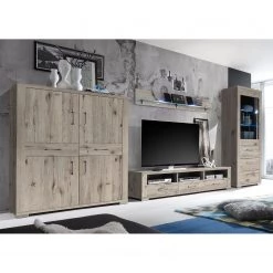 Mooved Commode haute Hunton II - Imitation chêne sable 7 Mooved Commode haute Hunton II - Imitation chêne sable -Meubles de salle à manger Soldes Magasin maeusbacher wohnen 24 01 17 4914268