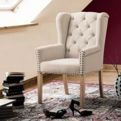 Meubles de salle à manger Soldes Magasin -Meubles de salle à manger Soldes Magasin ohrensessel madison webstoff beige 356264