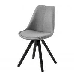 Mørteens Chaises capitonnées Aledas V - Tissu / Hévéa massif - Gris clair / Noir - Lot de 2 18 Mørteens Chaises capitonnées Aledas V - Tissu / Hévéa massif - Gris clair / Noir - Lot de 2 -Meubles de salle à manger Soldes Magasin polsterstuhl aledas v 2er set webstoff gummibaum massiv granit schwarz 5104264