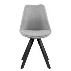 Mørteens Chaises capitonnées Aledas V - Tissu / Hévéa massif - Gris clair / Noir - Lot de 2 17 Mørteens Chaises capitonnées Aledas V - Tissu / Hévéa massif - Gris clair / Noir - Lot de 2 -Meubles de salle à manger Soldes Magasin polsterstuhl aledas v 2er set webstoff gummibaum massiv granit schwarz 5104276