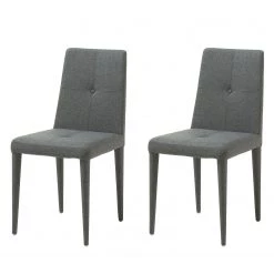 Mørteens Chaises Desana (lot de 2) - Gris foncé