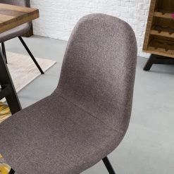 Mooved Chaises Kallax I (lot de 2) - Tissu / Métal 15 Mooved Chaises Kallax I (lot de 2) - Tissu / Métal -Meubles de salle à manger Soldes Magasin polsterstuhl kallax i 2er set webstoff metall grau 4983476