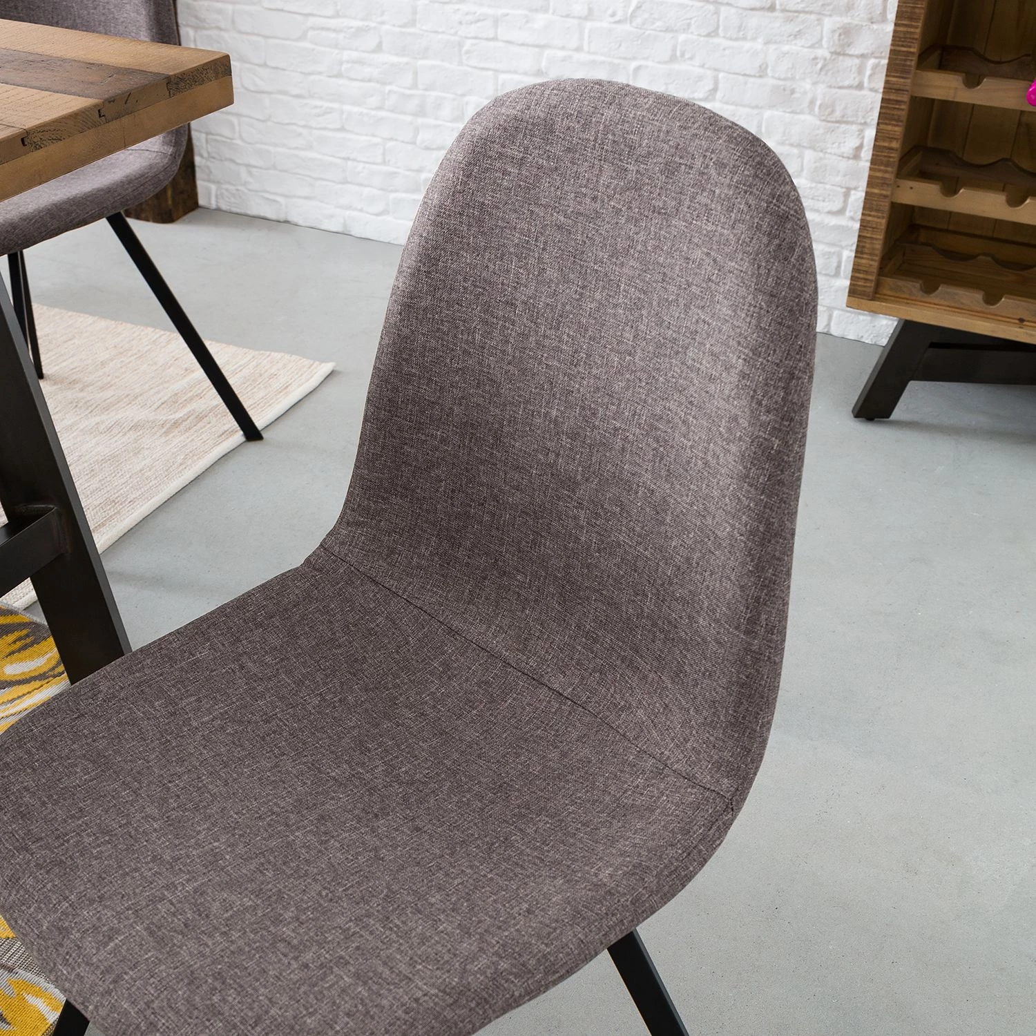 Mooved Chaises Kallax I (lot de 2) - Tissu / Métal 8 Mooved Chaises Kallax I (lot de 2) - Tissu / Métal – Image 8