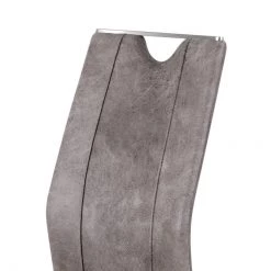 Fredriks Chaises Scalea (lot de 2) - Gris vintage -Meubles de salle à manger Soldes Magasin polsterstuhl scalea 2er set kunstleder solinograu 4695376