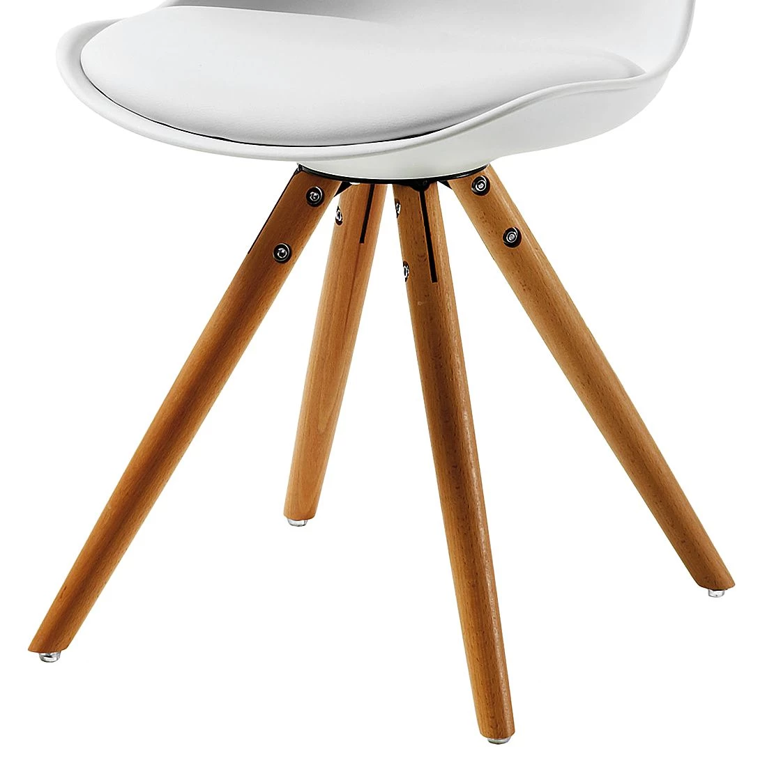 Norrwood Chaises Thirza (lot de 4) - Blanc 4 Norrwood Chaises Thirza (lot de 4) - Blanc – Image 4