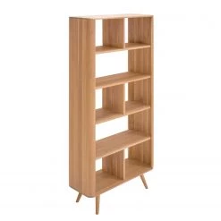 Studio Copenhagen Étagère Loca II - Chêne sauvage massif - Chêne sauvage clair -Meubles de salle à manger Soldes Magasin raumteiler loca wildeiche teilmassiv weiss wildeiche hell 5205060