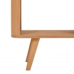 Studio Copenhagen Étagère Loca II - Chêne sauvage massif - Chêne sauvage clair -Meubles de salle à manger Soldes Magasin raumteiler loca wildeiche teilmassiv weiss wildeiche hell 5205068