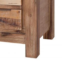 Red Living Étagère Akhatar - Partiellement en acacia massif - Acacia multicolore / Cendré -Meubles de salle à manger Soldes Magasin regal akhatar akazie teilmassiv akazie multicolor smoked 3627601