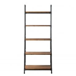 Ars manufacti Étagère échelle Atelier III - Acacia massif / Métal - Acacia marron / Anthracite -Meubles de salle à manger Soldes Magasin regal atelier iii akazie massiv metall akazie braun anthrazit 4968200