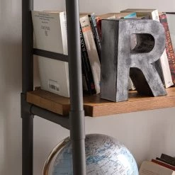 Ars manufacti Étagère échelle Atelier III - Acacia massif / Métal - Acacia marron / Anthracite -Meubles de salle à manger Soldes Magasin regal atelier iii akazie massiv metall akazie braun anthrazit 5052964