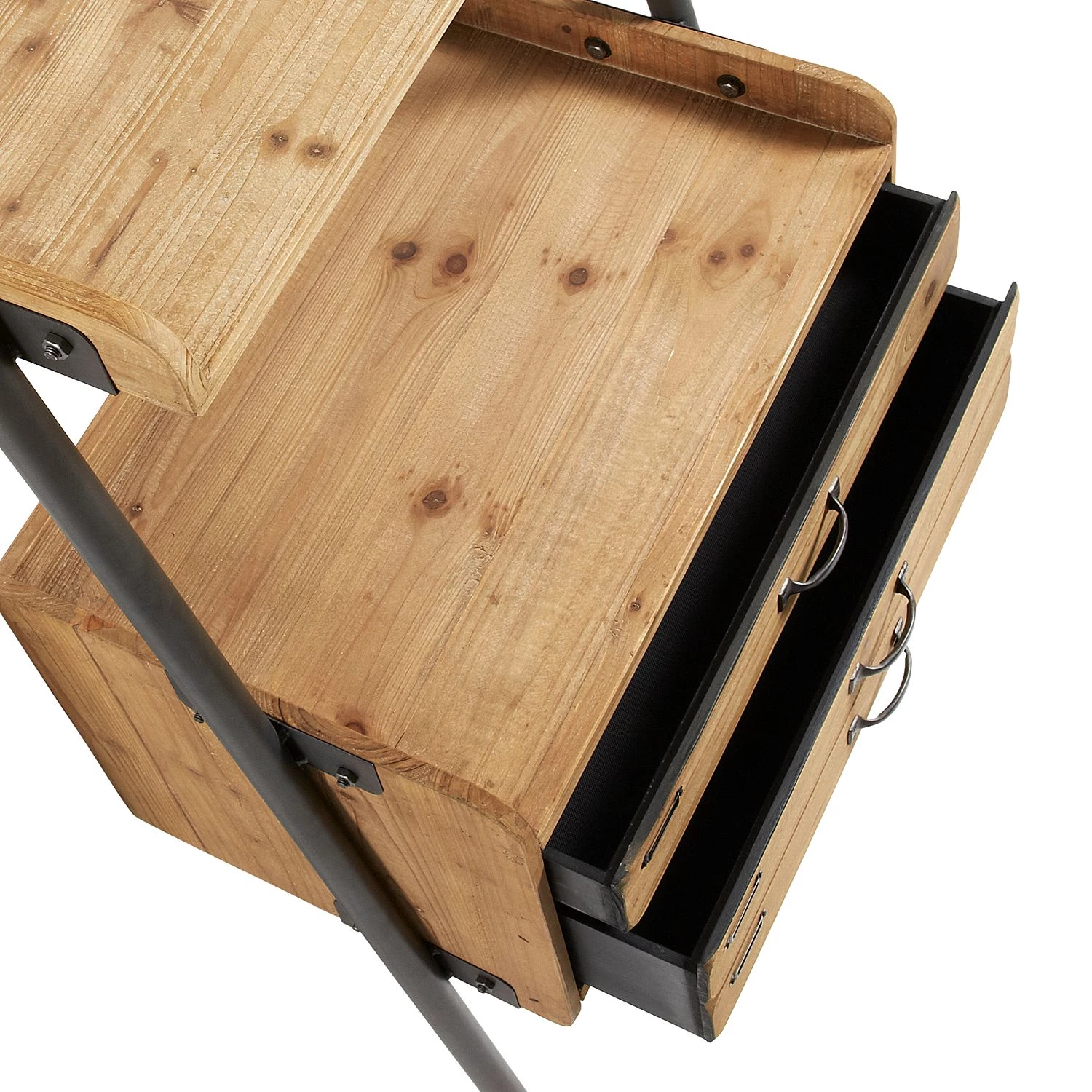 Ars manufacti Étagère Calafell I - Sapin massif / Fer - Sapin / Noir 6 Ars manufacti Étagère Calafell I - Sapin massif / Fer - Sapin / Noir – Image 6