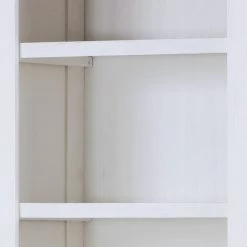 Maison Belfort Étagère Doral - Acacia partiellement massif Blanc / Marron -Meubles de salle à manger Soldes Magasin regal doral akazie teilmassiv weiss braun 1962154