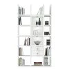 Loftscape Etagère Emporior III - Blanc brillant / Blanc - Avec éclairage
