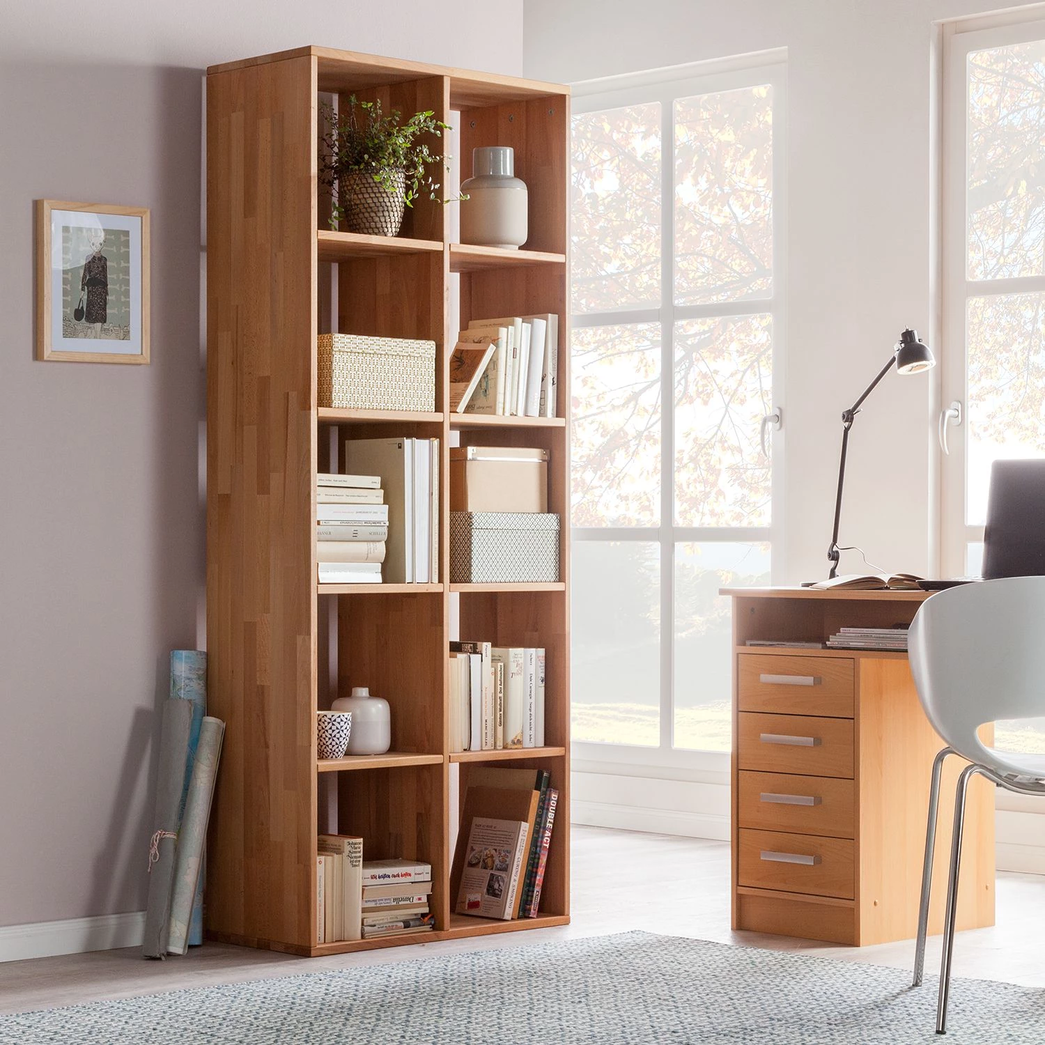 Ars Natura Étagère GrapWOOD III - Duramen de hêtre massif 2 Ars Natura Étagère GrapWOOD III - Duramen de hêtre massif – Image 2