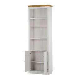 Maison Belfort Étagère Lillehammer II - Pin blanc / Pin couleur miel -Meubles de salle à manger Soldes Magasin regal lillehammer ii kiefer massiv weiss honig 1112778