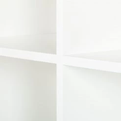 Mørteens Étagère Lindholm III - Blanc / Chêne massif -Meubles de salle à manger Soldes Magasin regal lindholm iii weiss eiche massiv 3192389