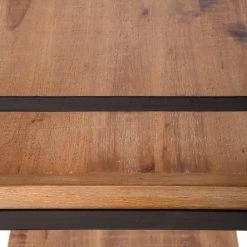 Ars manufacti Étagère Manchester II - Acacia massif / Métal -Meubles de salle à manger Soldes Magasin regal manchester ii akazie massiv metall 4873144