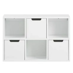 Mørteens Étagère Nees - Chêne partiellement massif Blanc