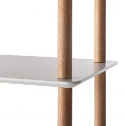 Mørteens Étagère Opalanka - Partiellement en chêne massif - Blanc / Chêne -Meubles de salle à manger Soldes Magasin regal opalanka eiche teilmassiv weiss eiche 4759448