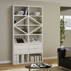 Fredriks Étagère Concept I - Blanc 8 Fredriks Étagère Concept I - Blanc -Meubles de salle à manger Soldes Magasin regal rodos i weiss 1890326