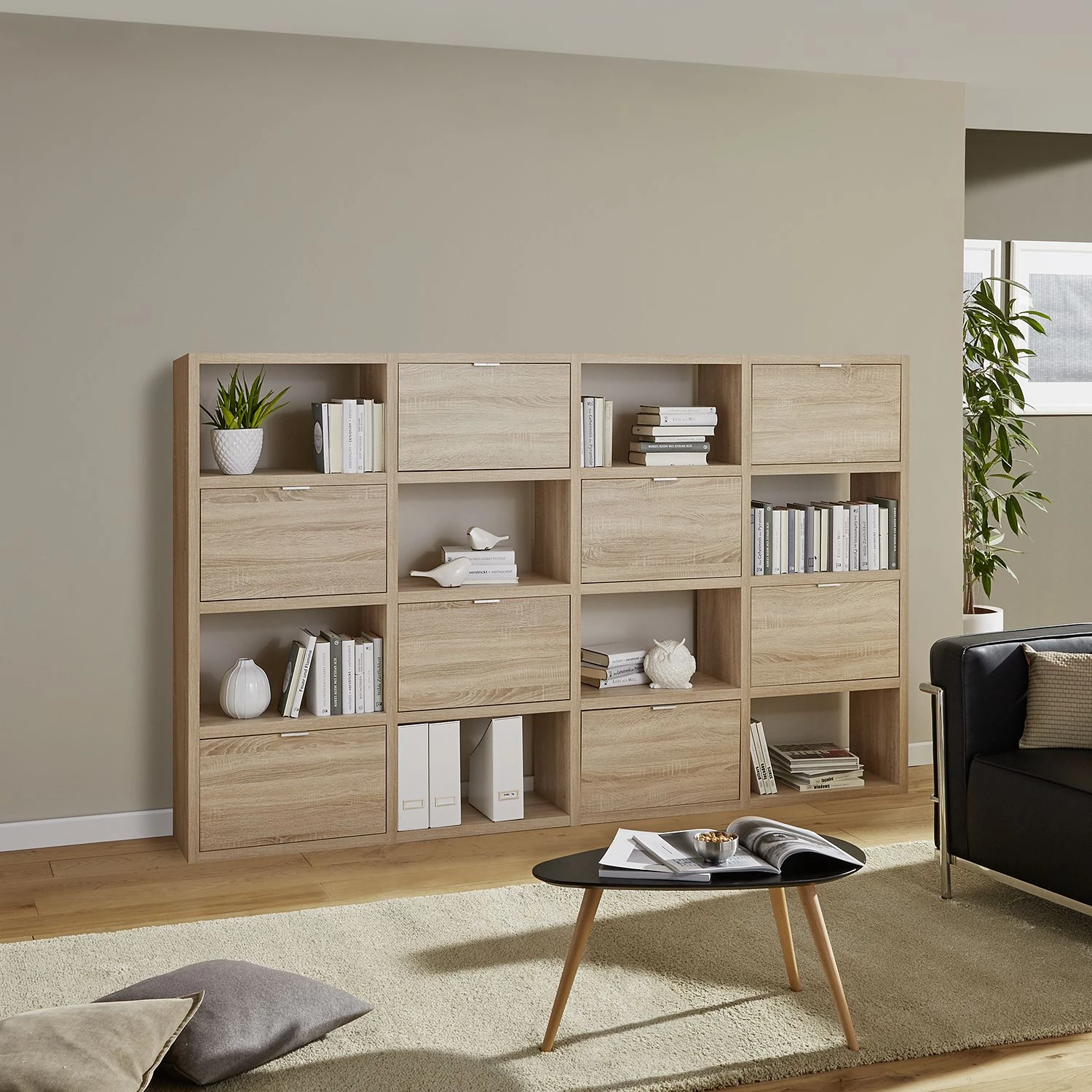 Fredriks Etagère Rodos II - Imitation chêne 3 Fredriks Etagère Rodos II - Imitation chêne – Image 3