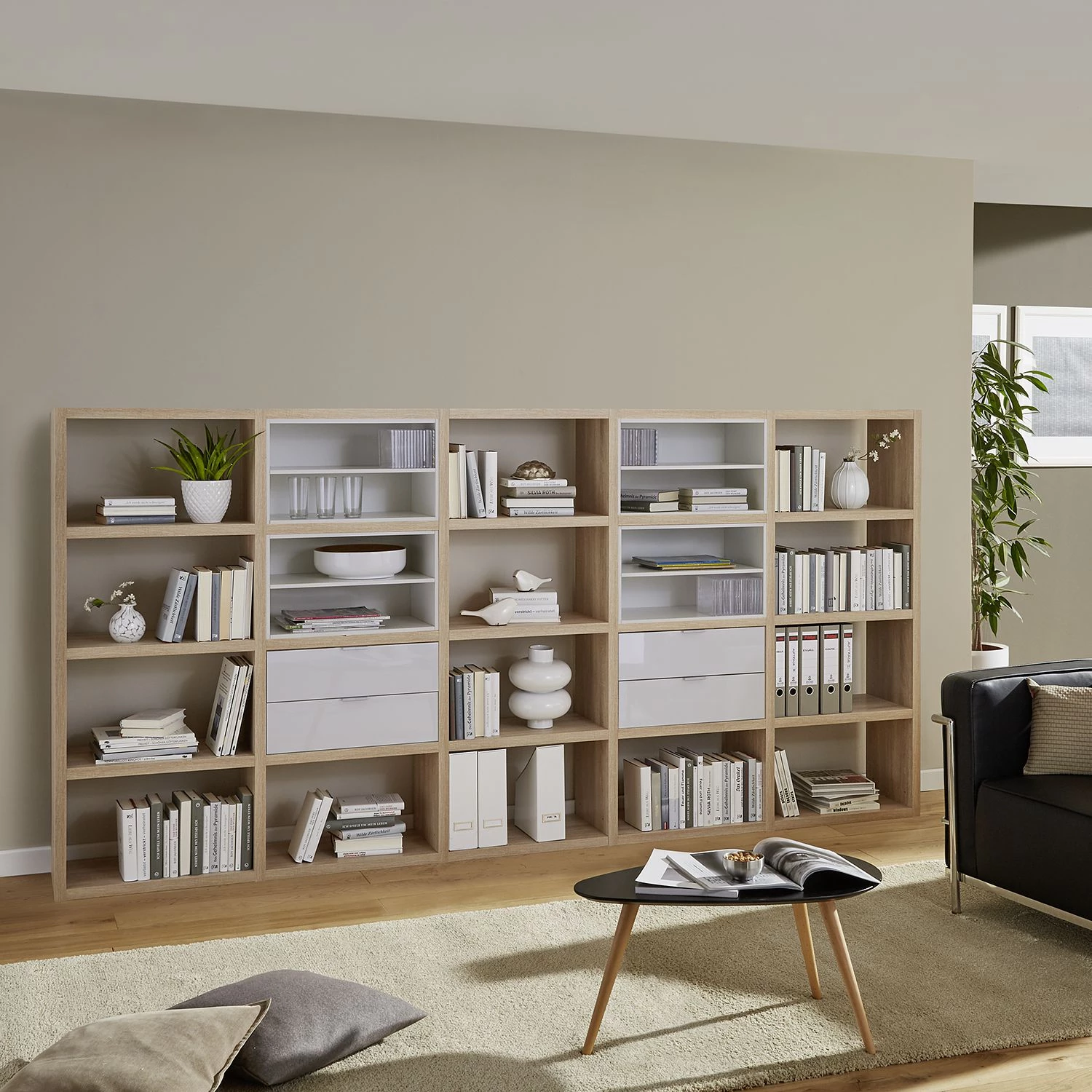 Fredriks Etagère Rodos II - Imitation chêne 5 Fredriks Etagère Rodos II - Imitation chêne – Image 5