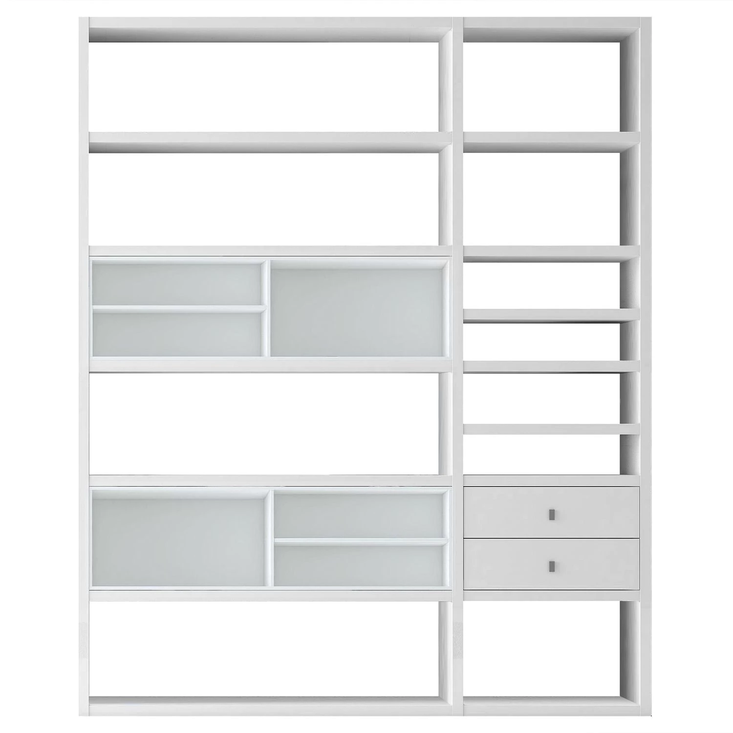 Loftscape Etagère Emporior II.A - Blanc crème - Sans éclairage 1 Loftscape Etagère Emporior II.A - Blanc crème - Sans éclairage