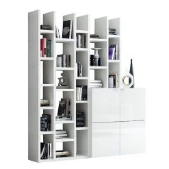 Loftscape Bibliothèque Emporior IV - Blanc brillant