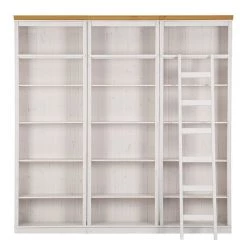 Maison Belfort Bibliothèque Lillehammer II - Pin massif - Pin blanc / Pin couleur miel 16 Maison Belfort Bibliothèque Lillehammer II - Pin massif - Pin blanc / Pin couleur miel -Meubles de salle à manger Soldes Magasin regalwand lillehammer ii kiefer massiv weiss honig 1112658