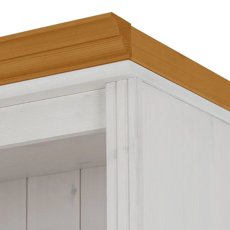 Maison Belfort Étagère murale Lillehammer III - Pin blanc / Pin couleur miel 4 Maison Belfort Étagère murale Lillehammer III - Pin blanc / Pin couleur miel – Image 4