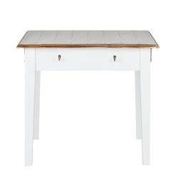 Maison Belfort Table Rieux - Corbeilles en rotin - 90 x 90 cm -Meubles de salle à manger Soldes Magasin rieux esstisch mit rattankoerben 1378910