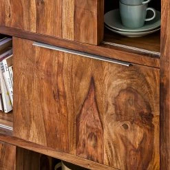 Ars Natura Étagère à portes coulissantes Trangle - Sheesham massif 26 Ars Natura Étagère à portes coulissantes Trangle - Sheesham massif -Meubles de salle à manger Soldes Magasin schiebetuerenregal trangle sheesham massiv 676050