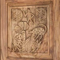 Wolf-Möbel Armoire Bombay - Sheesham massif -Meubles de salle à manger Soldes Magasin schrank bombay sheesham massiv natur 1380620