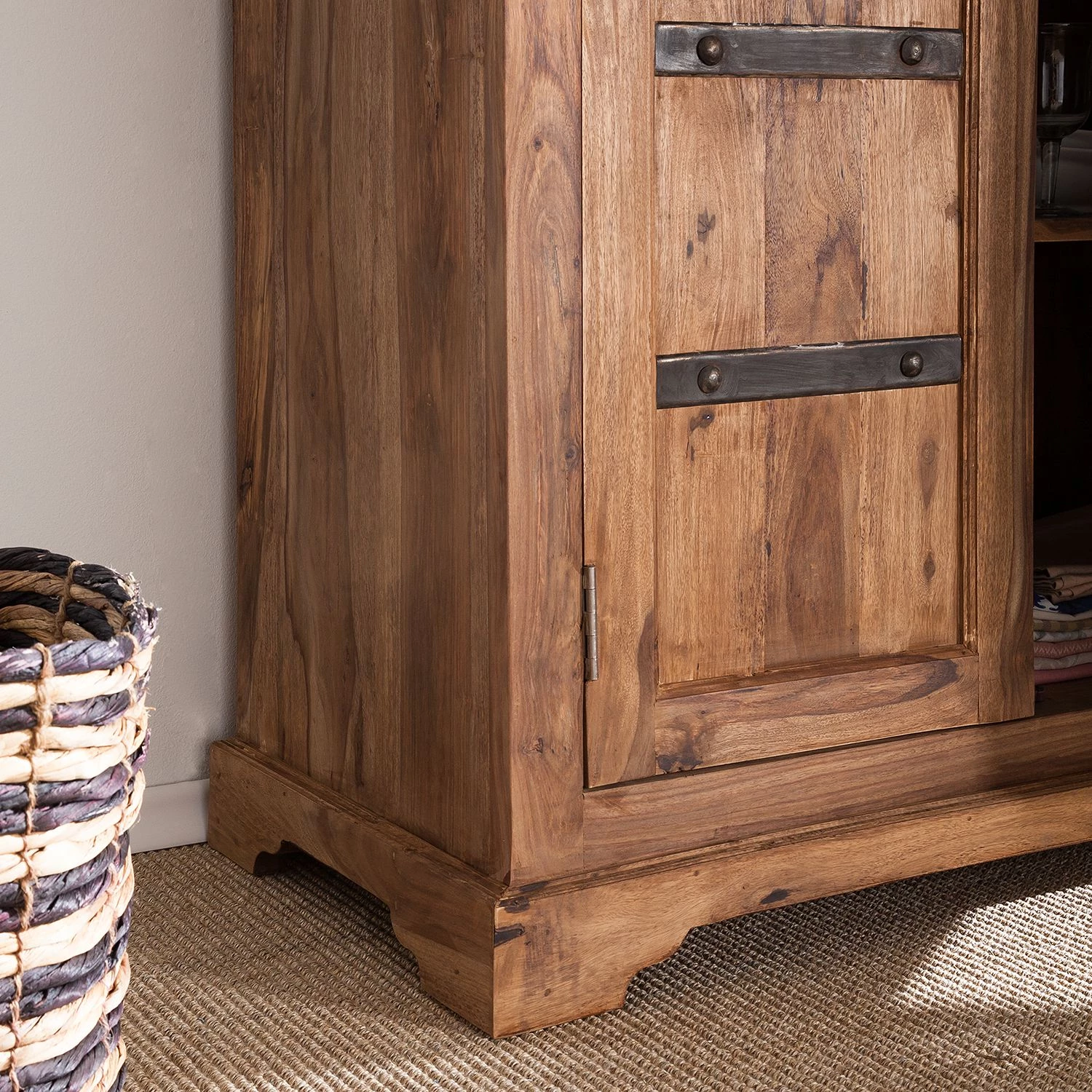 Wolf-Möbel Armoire Bombay II - Sheesham massif 7 Wolf-Möbel Armoire Bombay II - Sheesham massif – Image 7