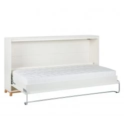 Mørteens Lit escamotable Lindholm - 90 x 200cm - Sans matelas -Meubles de salle à manger Soldes Magasin schrankbett laremas buche weiss 3701673