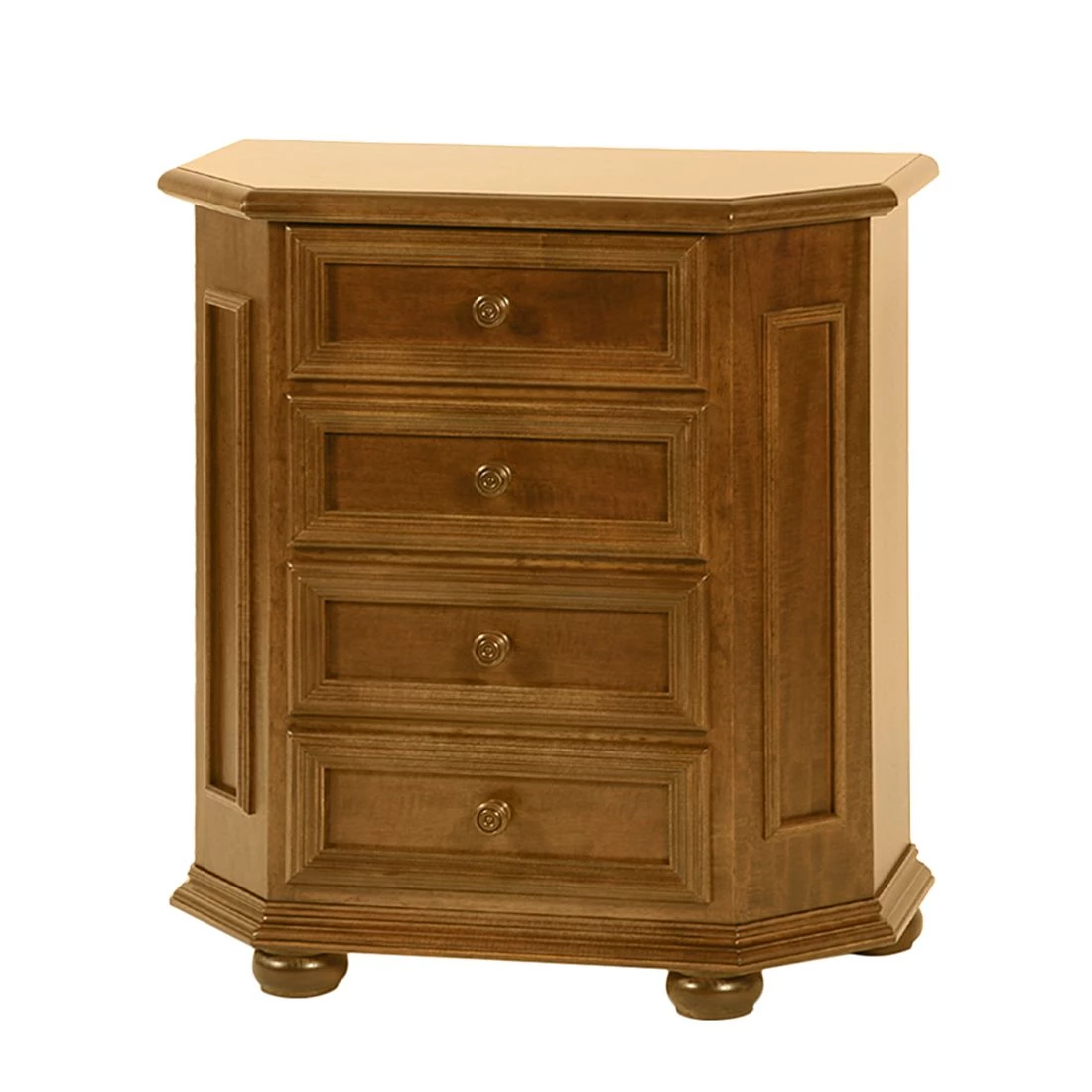 Montreux Commode à tiroirs Arabella II - Tulipier partiellement massif - Teinté et lasuré à l'ancienne 1 Montreux Commode à tiroirs Arabella II - Tulipier partiellement massif - Teinté et lasuré à l'ancienne