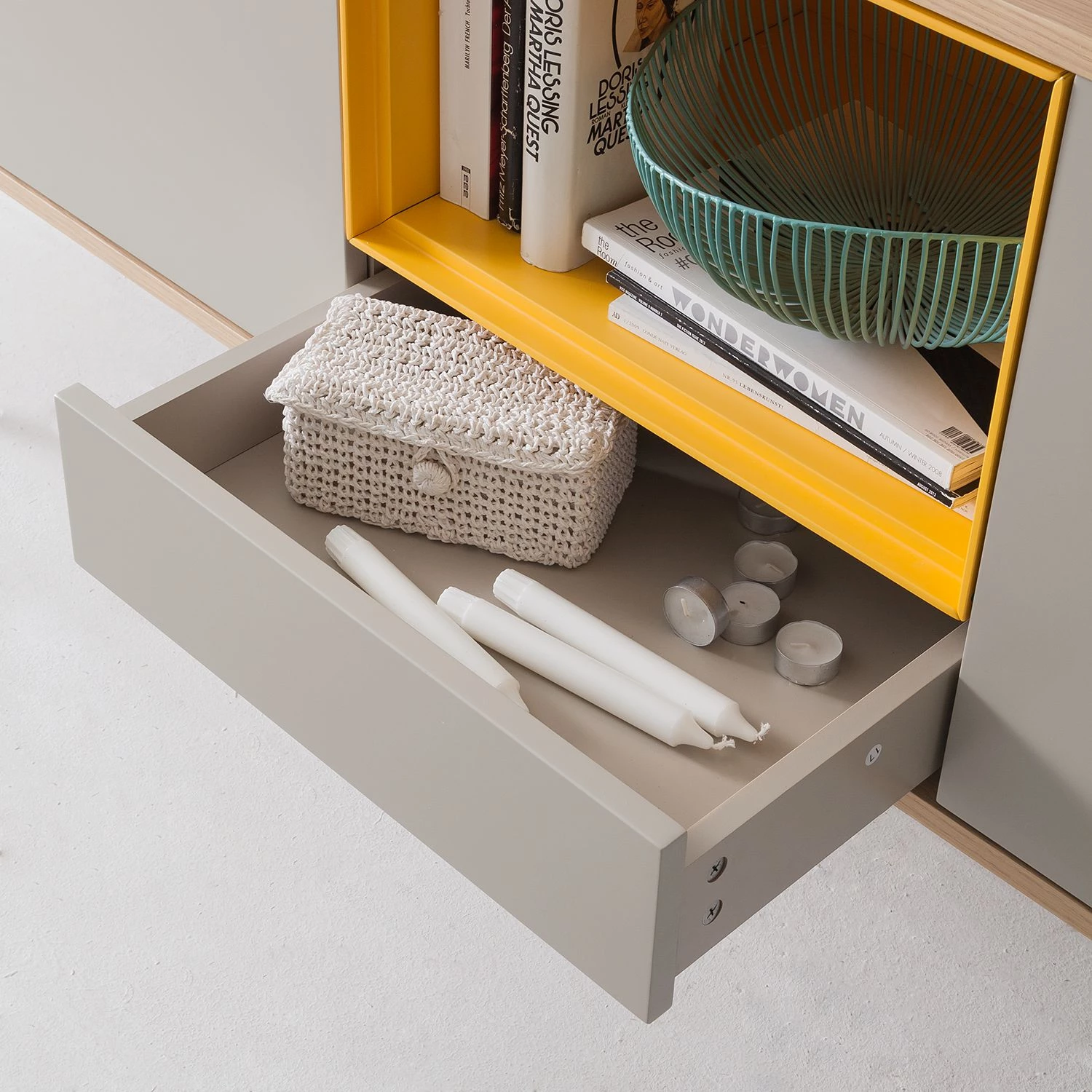 Studio Copenhagen Buffet Caspito - Chêne / Gris clair 9 Studio Copenhagen Buffet Caspito - Chêne / Gris clair – Image 9