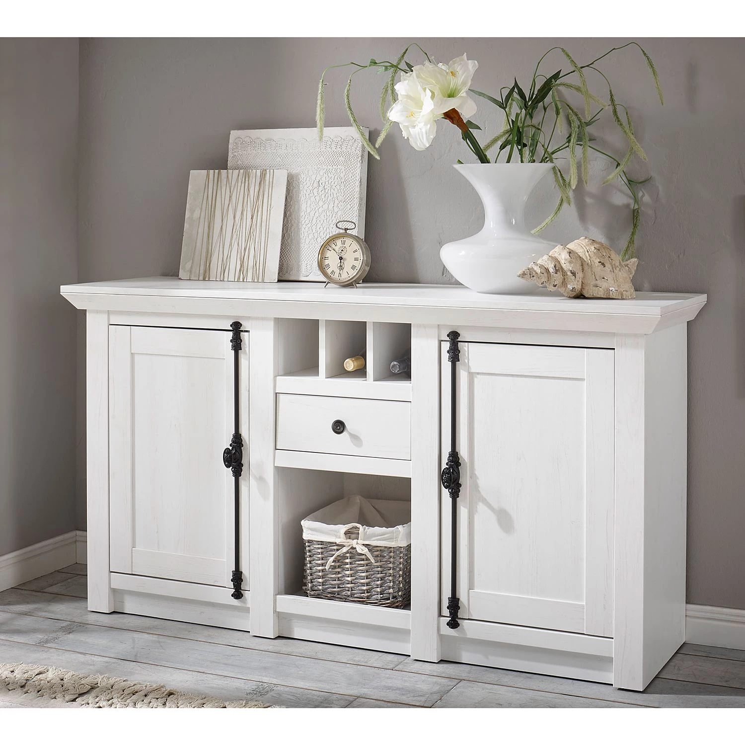 Maison Belfort Buffet Geestland - Imitation pin blanc 2 Maison Belfort Buffet Geestland - Imitation pin blanc – Image 2