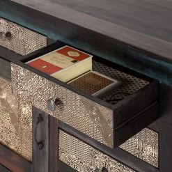 Wolf-Möbel Buffet Goa II - Partiellement en manguier et acacia massifs -Meubles de salle à manger Soldes Magasin sideboard goa mehrfarbig 1559550