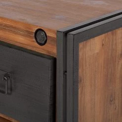 Ars manufacti Commode Manchester II - Acacia massif / Métal -Meubles de salle à manger Soldes Magasin sideboard manchester i akazie massiv metall 4873204 1