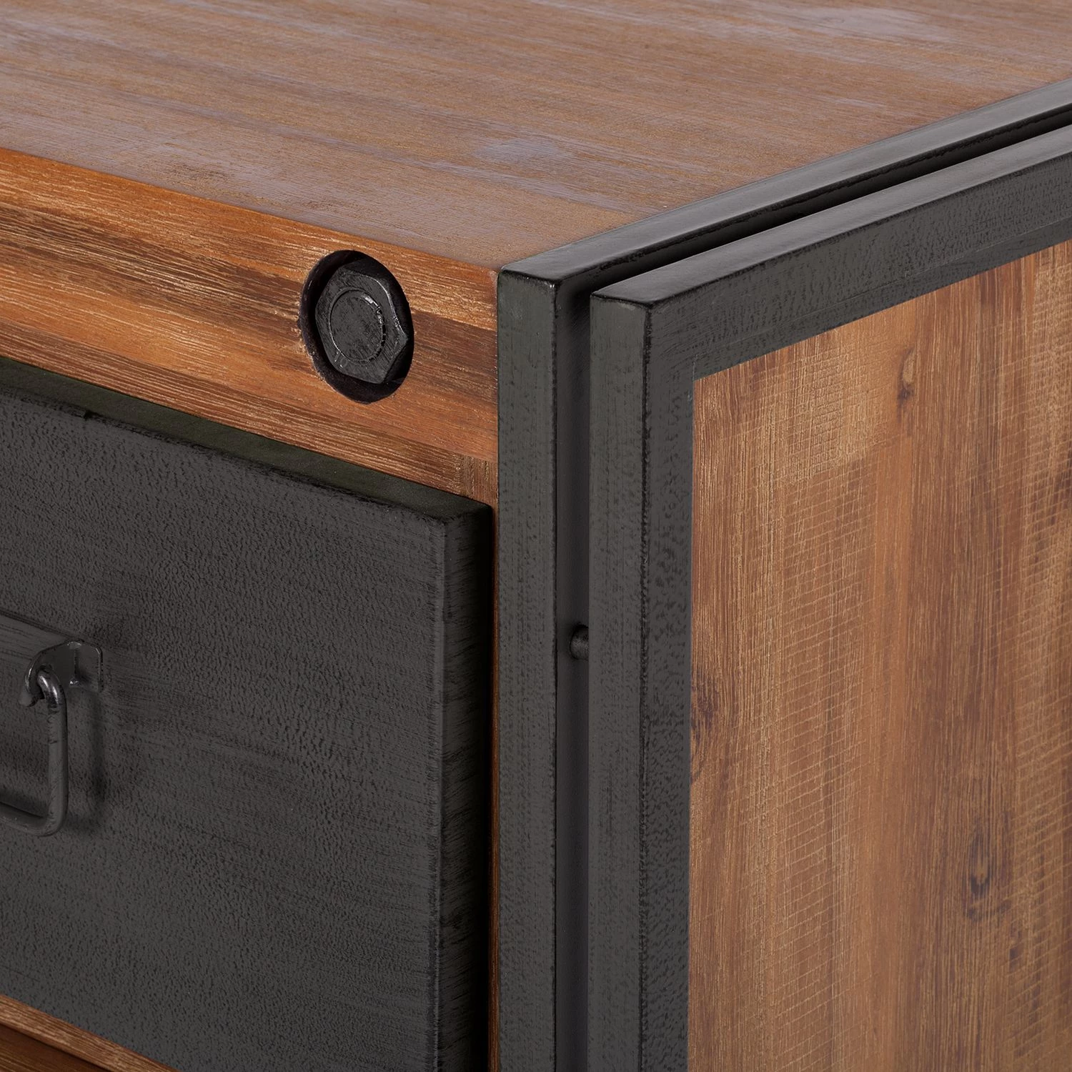 Ars manufacti Buffet Manchester I - Acacia massif / Métal 7 Ars manufacti Buffet Manchester I - Acacia massif / Métal – Image 7