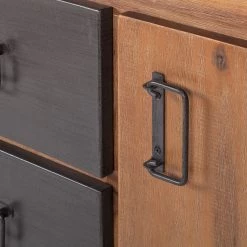 Ars manufacti Buffet Manchester II - Acacia massif / Métal -Meubles de salle à manger Soldes Magasin sideboard manchester ii akazie massiv metall 4876172